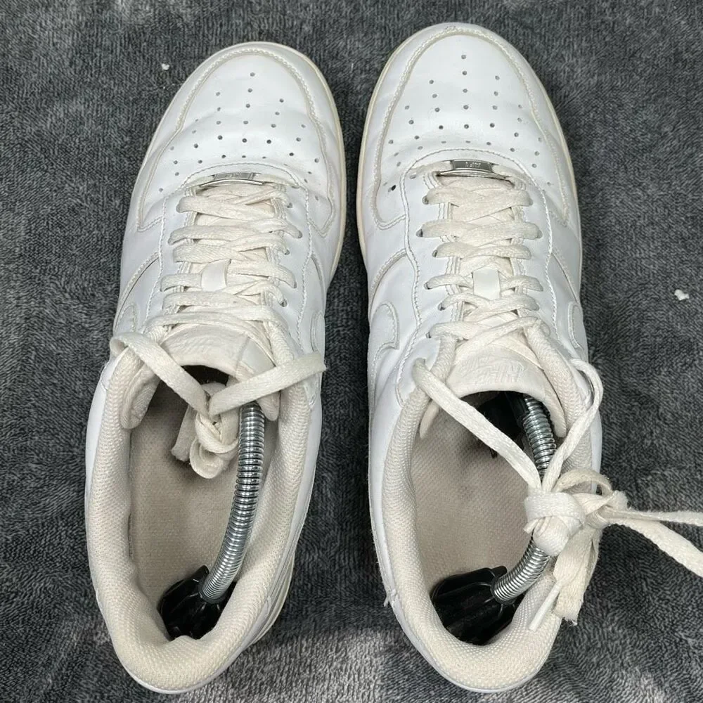 🩵 Nike Air Force 1 Low '07 Triple White Shoes Sneakers Men 10